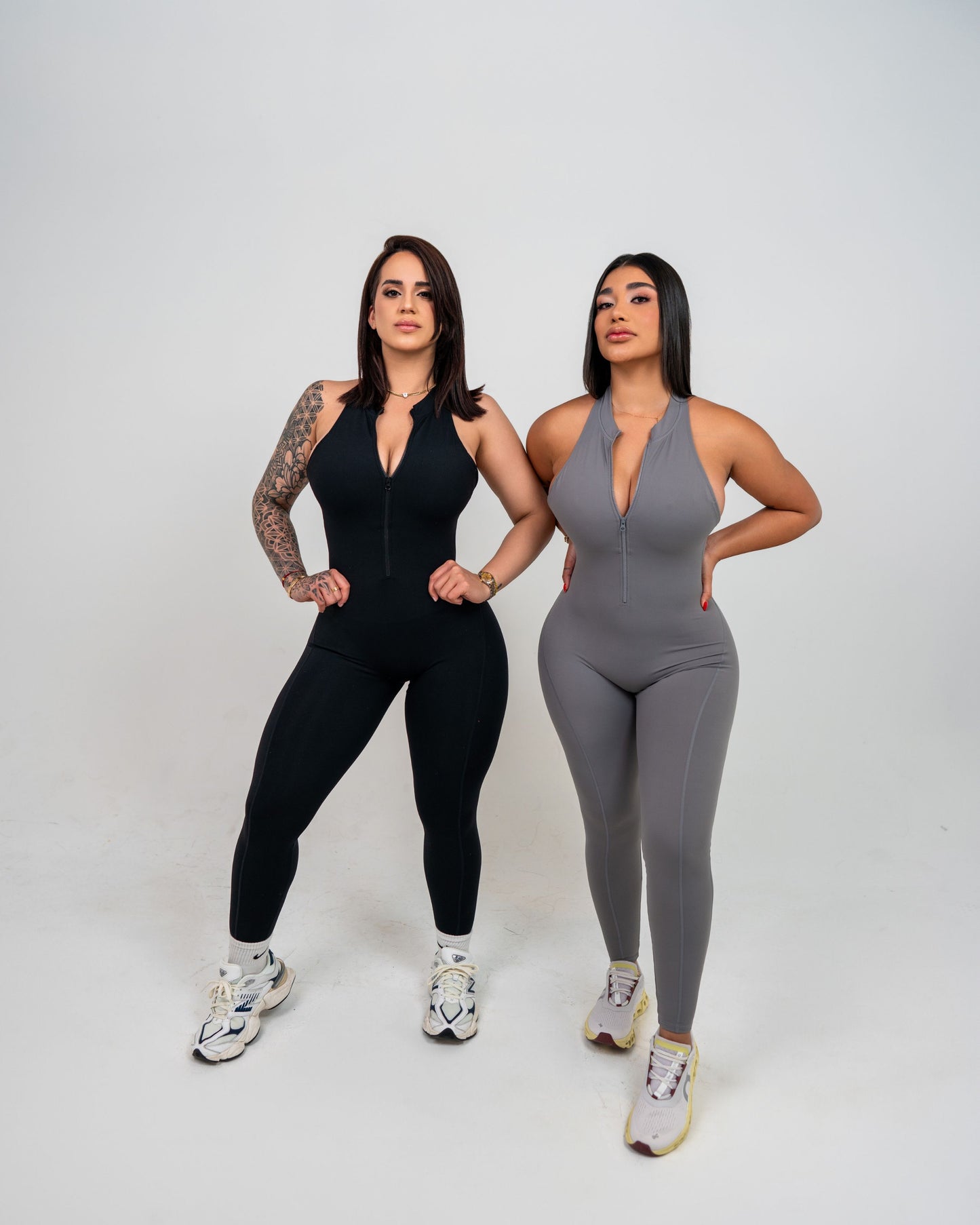 Zipper Scrunch Butt Jumpsuit