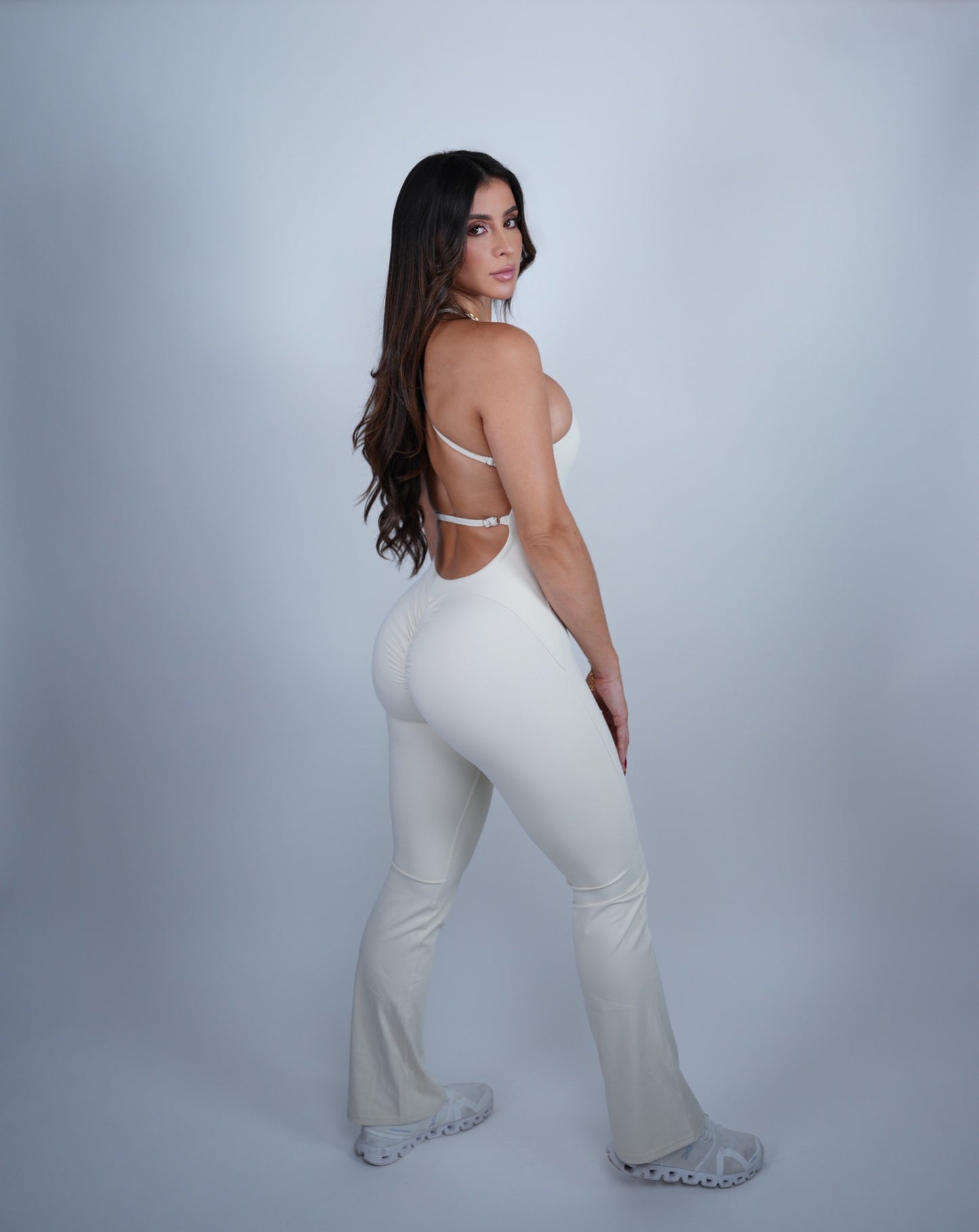 Jumpsuit Flare with Open Back